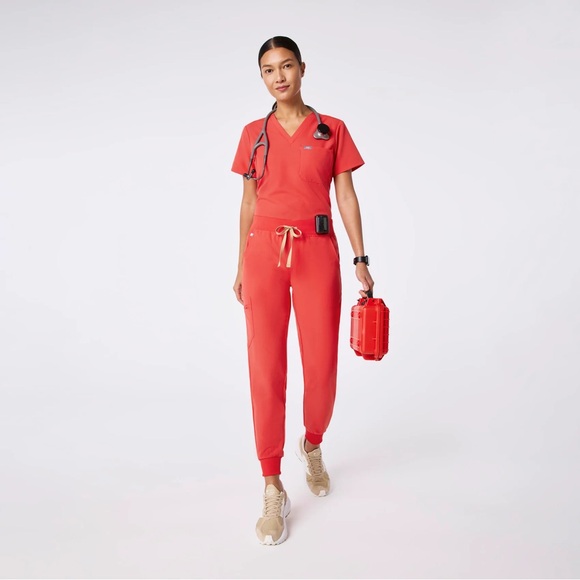 Figs Pants - FIGS Zamora Jogger Scrub Pants Limited Edition Pride 2022 Hibiscus Womens XXL